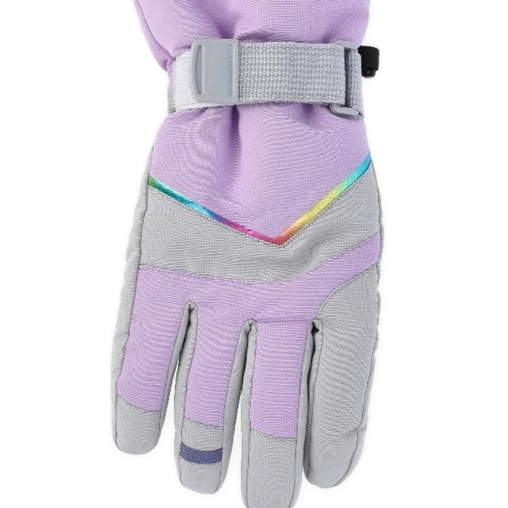 🖐♡Ozark Trail Lavender and Gray Kids Mittens